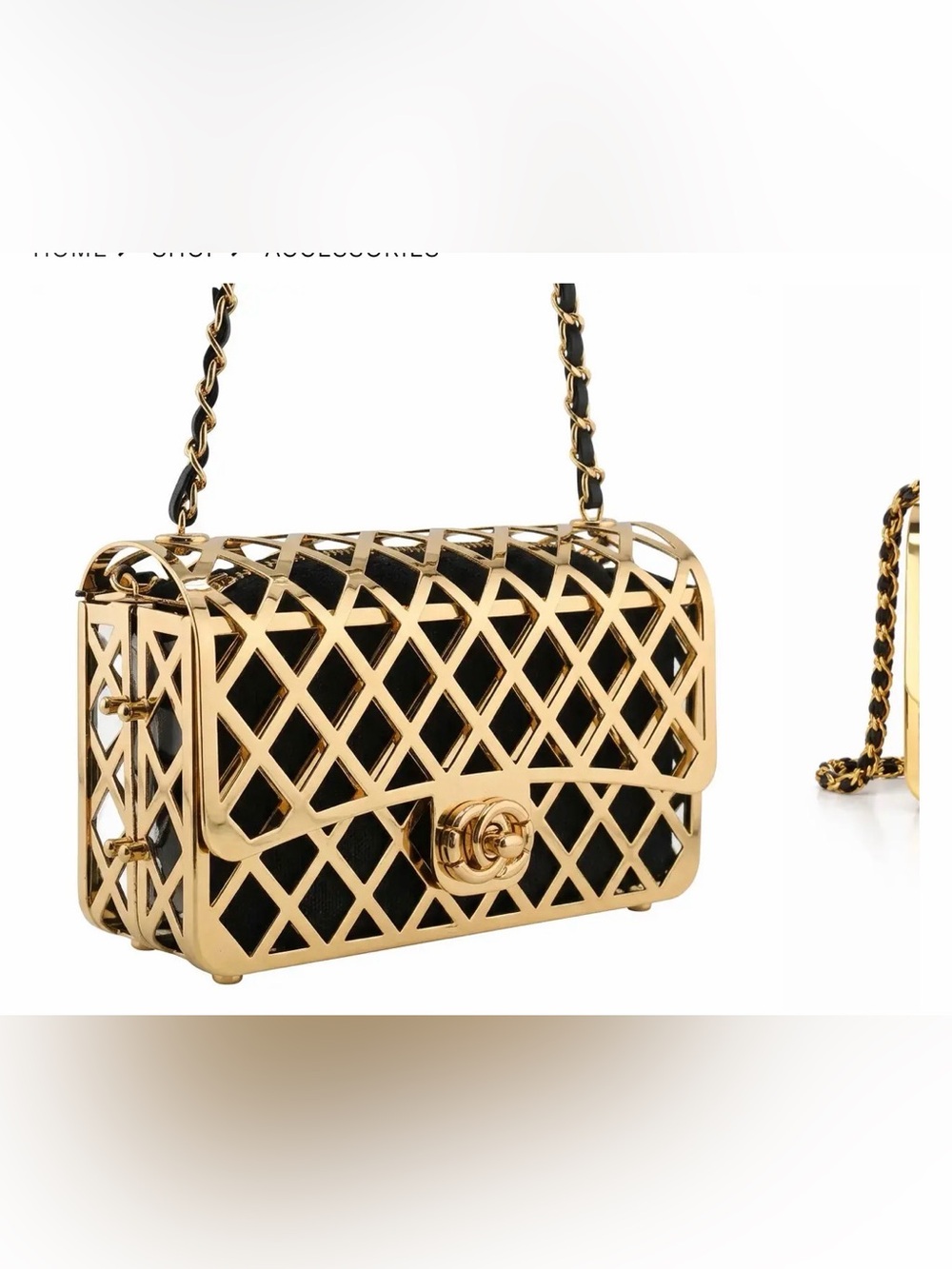 Luxury Blair Yellow Gold Clutch